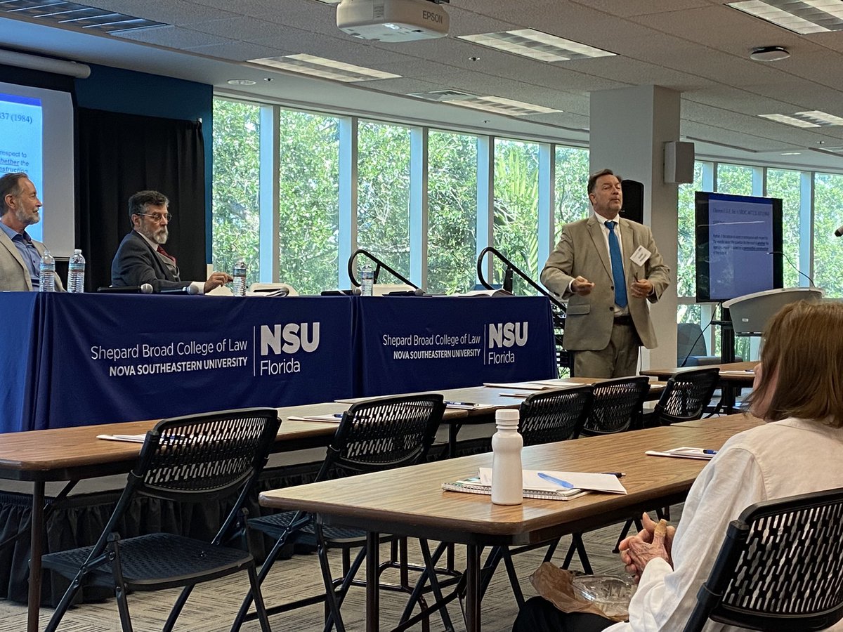 @NSULawCollege kicks off 50th Anniversary celebration, welcoming back alumni. Professors Doug Donoho, Vicenç Feliú, & Keith Rizzardi are presenting “Emerging Issues in the Law.”