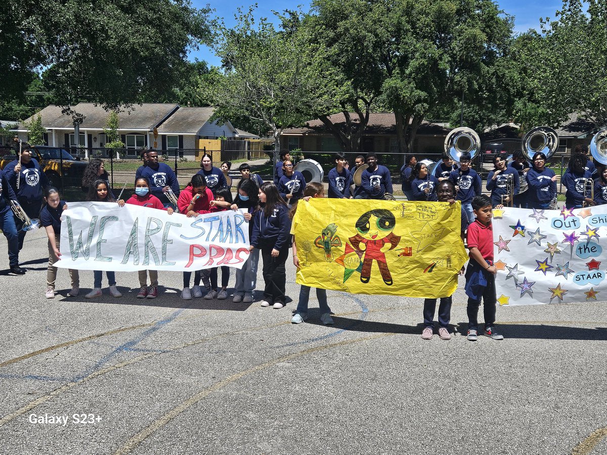 Michael Hutchins (@mdhutchins26) on Twitter photo Great event today at Elrod having a high school band come out for our pep rally to kick off our STAAR Testing season. <a href="/Elrod_HISD/">Elrod Elem. School</a> <a href="/HISD_West/">🚨 This page is no longer active! 🚨</a> <a href="/JosephWelch87/">Dr. Joseph Welch</a> Great event today at Elrod having a high school band come out for our pep rally to kick off our STAAR Testing season. <a href="/Elrod_HISD/">Elrod Elem. School</a> <a href="/HISD_West/">🚨 This page is no longer active! 🚨</a> <a href="/JosephWelch87/">Dr. Joseph Welch</a>