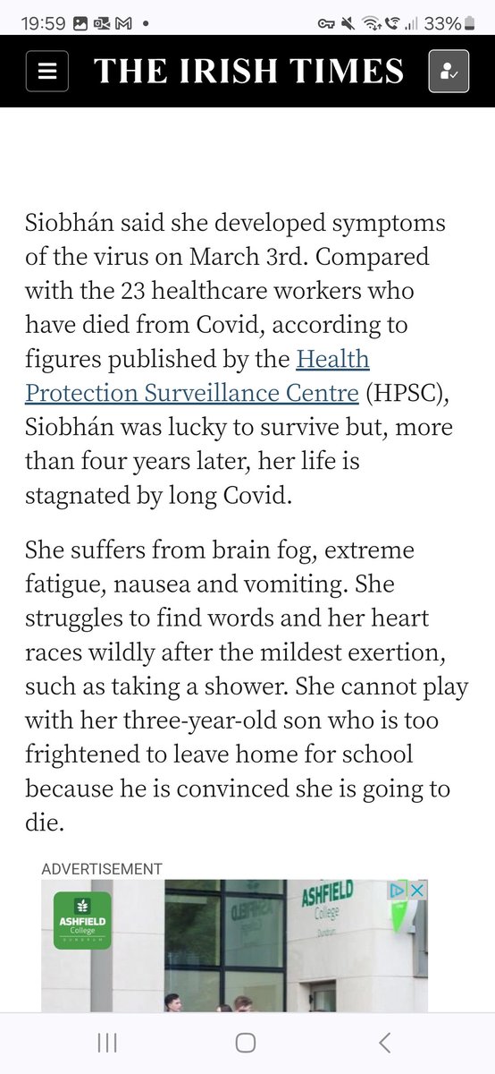 Powerful exposé of gov't & health service hypocrisy around healthcare workers with severe Long Covid. I hope @BernardGloster will read the testimony of an ICU nurse here & connect with the plight of a substantial cohort of his workers. They now face serious financial insecurity.