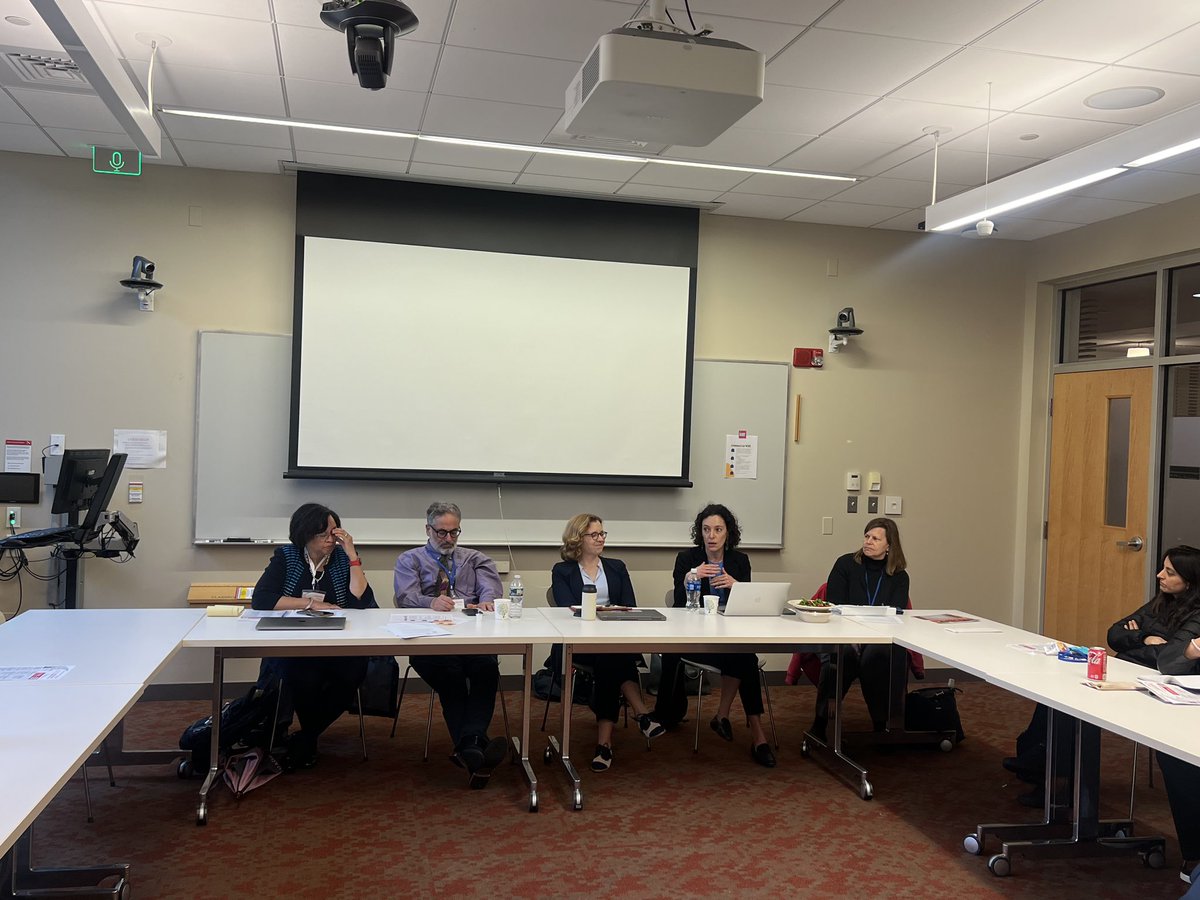 Panel 4 - the impact of the court’s decision on hospitals and insurance companies with Kristin Madison from @NUSL, Almeta E. Cooper from Moms Clean Air Force, Allison Hoffman from @PenncareylawLaw and @Liz_McCuskey and Josh Abrams from @NUSL