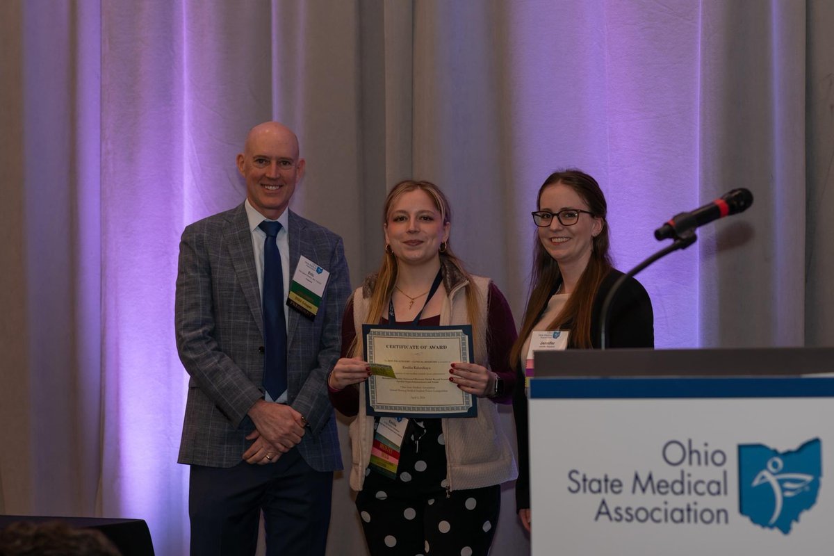 Congratulations to the 2024 Annual Meeting poster award winners! Best in Show: Jama Hersi People's Choice Award: Michael Massey & James Moore Best in Advocacy: Alexandra Sheldon, BS #OSMAction