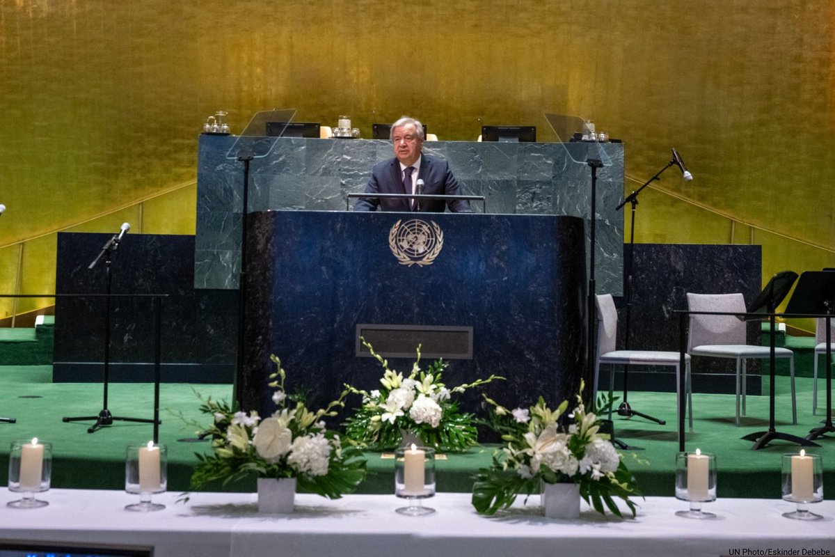 “May the memory of the victims spur our actions, and inspire our commitment to ensure a better, safer world for all people.' – @antonioguterres at special commemoration to mark 30 years since the genocide against the Tutsi in Rwanda. news.un.org/en/story/2024/…