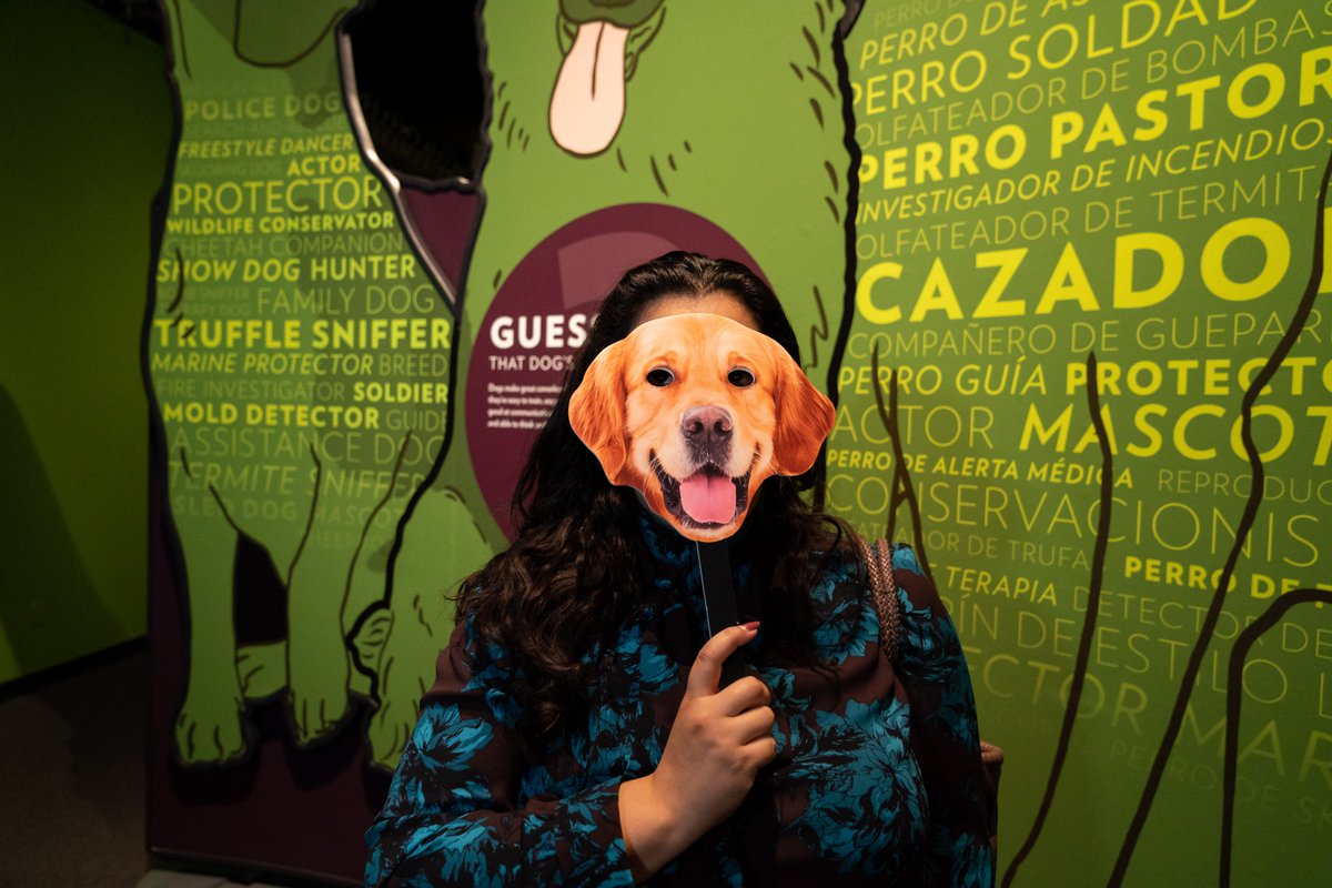 🐶 Put your canine senses to the test and experience the world from a dog’s point of view with a visit to Dogs! A Science Tail, on exhibition through May 5. 🐾 April 13 & 14: See special programs + demonstrations about dog behavior, training techniques, therapy services & more.