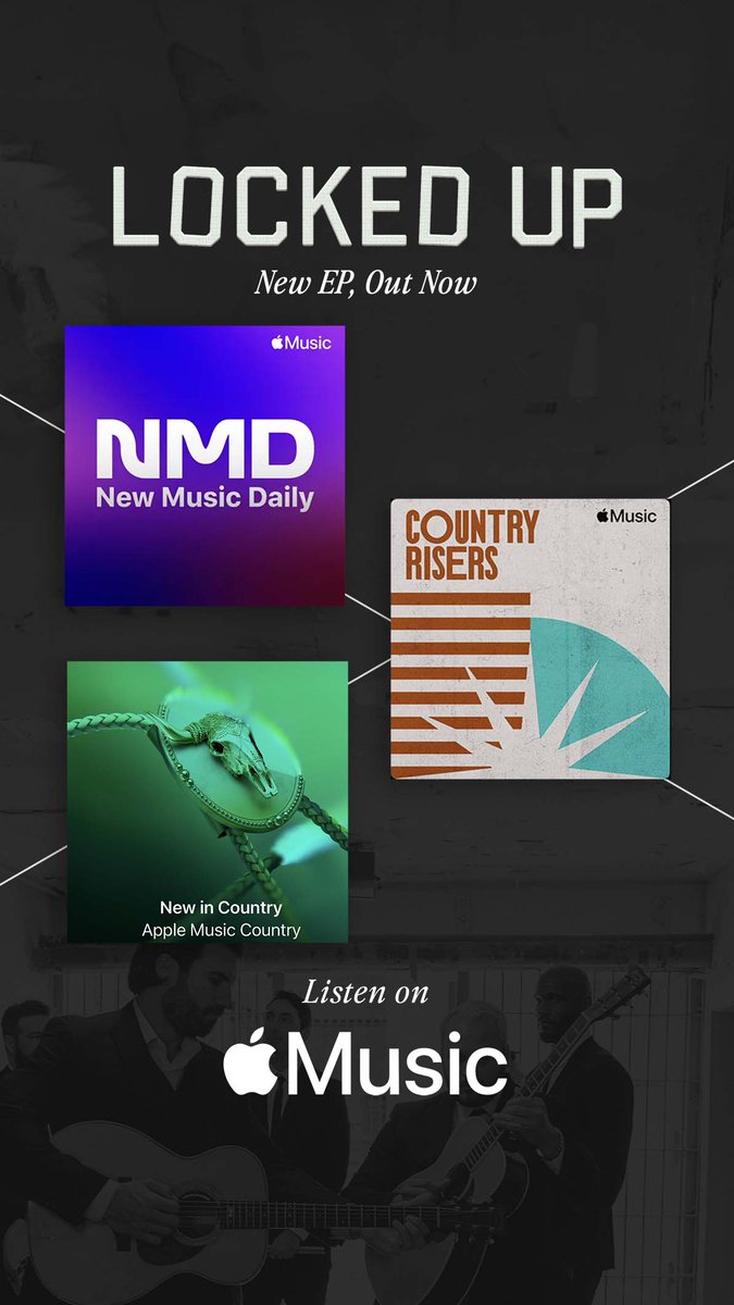 Locked Up X @AppleMusic. Listen on Apple's #CountryRisers playlist: music.apple.com/us/playlist/co…