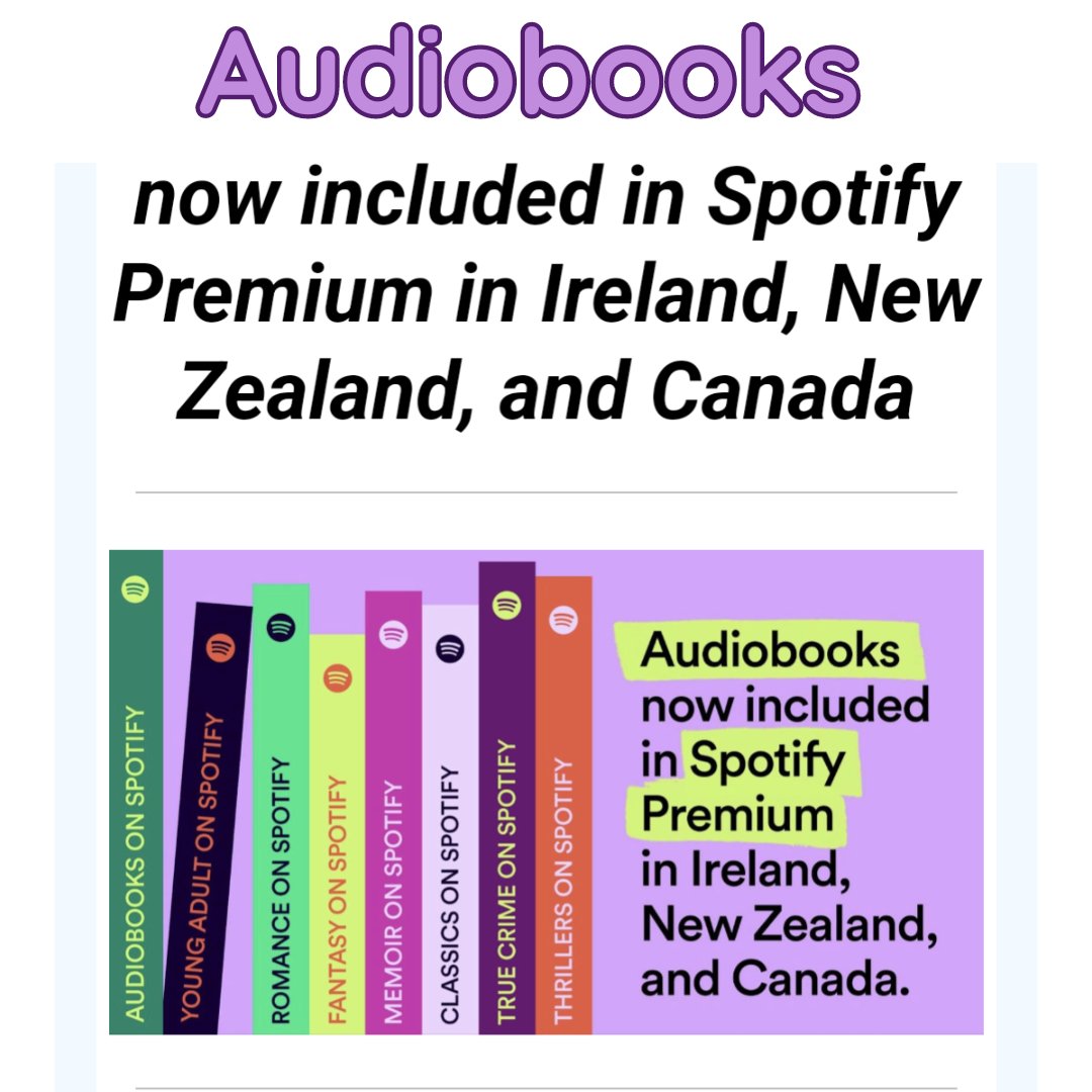 Look for my audiobooks on Spotify! #audiobooks #spotify #listen