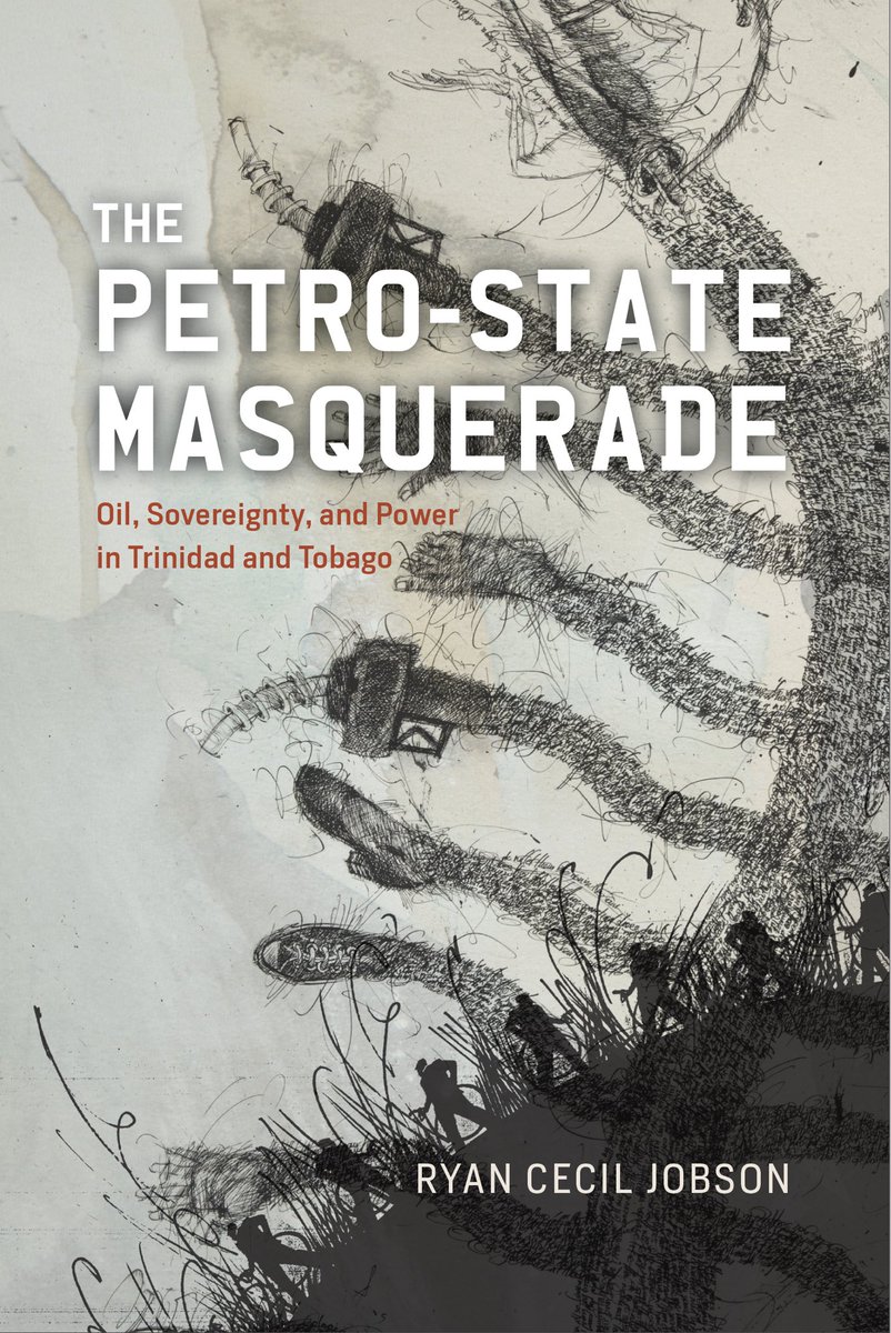 The Petro-State Masquerade has a cover thanks to my friend and legendary artist, Christopher Cozier, and the design team at @UChicagoPress. ⛽️👑🎭🇹🇹 press.uchicago.edu/ucp/books/book…