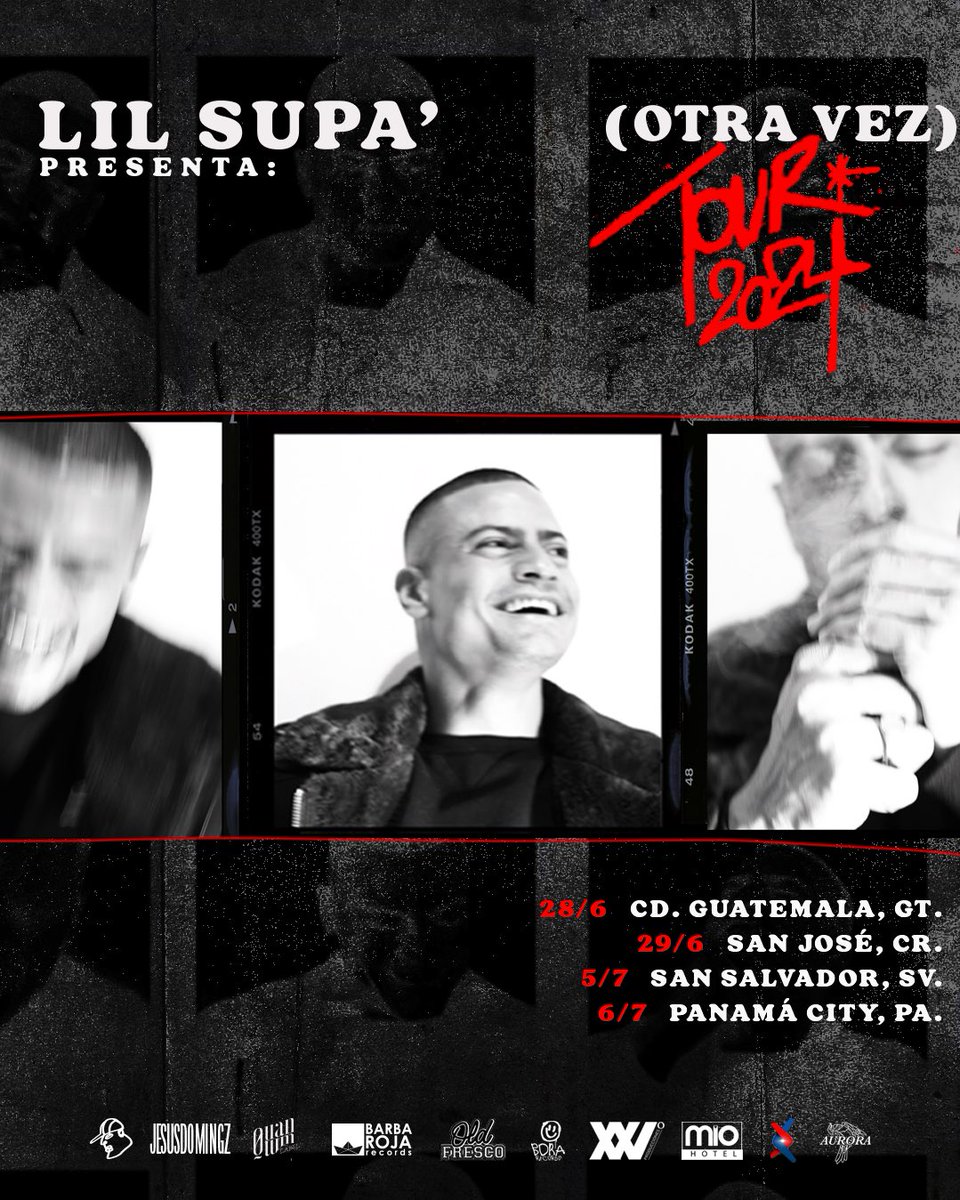 <a href="/LilSupaOficial/">ANIMAL</a> vuelve a Centroamérica con su gira "Otra Vez" ft <a href="/pequerales/">Pedro 'Oldtape' Querales</a> 

🇬🇹 28/6 - <a href="/quantumlabel/">QuantumLabel</a> &amp; @uroraindum
🇨🇷 29/6 - <a href="/oldfresco/">Old FresCO.</a>
🇸🇻 5/7 - <a href="/oldfresco/">Old FresCO.</a> &amp; @borarecords &amp; @barbarojarecords
🇵🇦 6/7 - <a href="/panamasemueve/">Panamá Se Mueve</a>

Entradas en venta: 15/4. 

Consulta a tu productora local.
