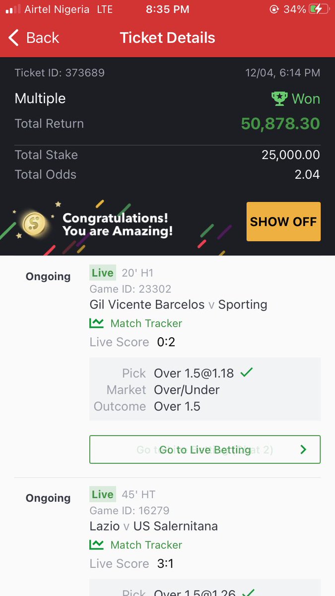 2 odds won ✅💥✅💥✅💥✅✅ 50k lands in Green Valley ✅✅✅ Game posted in the channel Join here t.me/+juTxTi2gR_czZ…