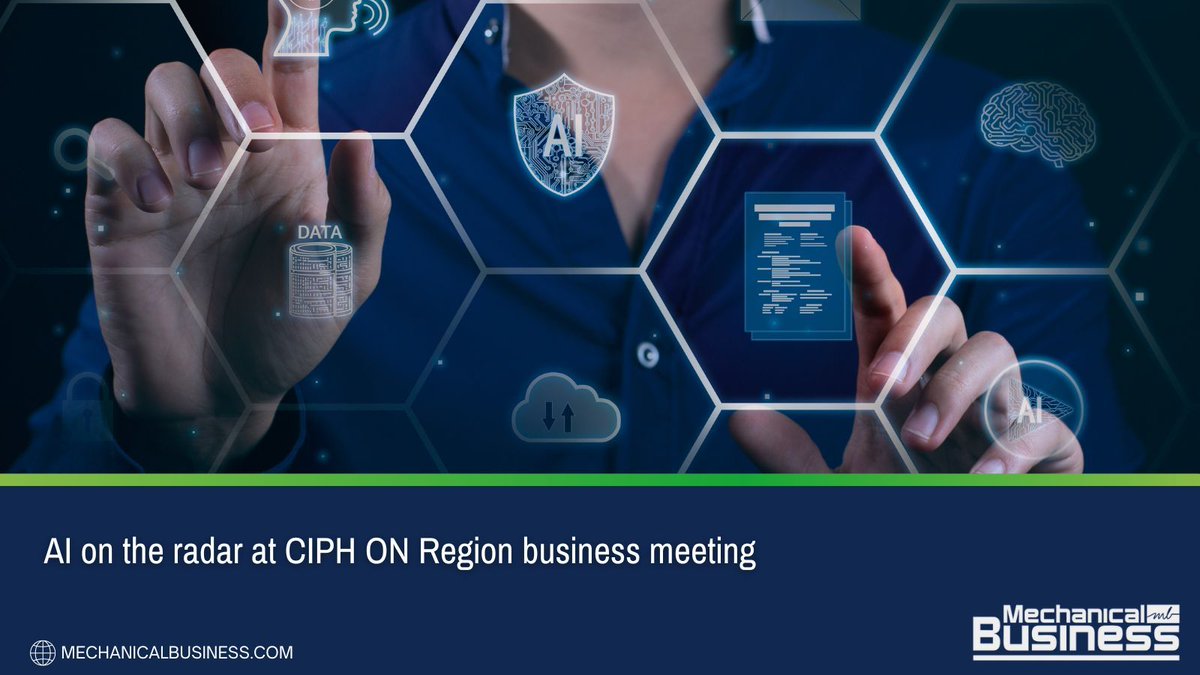MechBusiness's tweet image. CIPH Ontario region members gathered for the AGM and an enlightening look at artificial intelligence on April 11, 2024 at the Mississauga Convention Centre. 
.
.
.
Click on the link for more details: buff.ly/3vXFvNl 
#CIPH #AI #Ontario #AGM #HVAC #plumbing