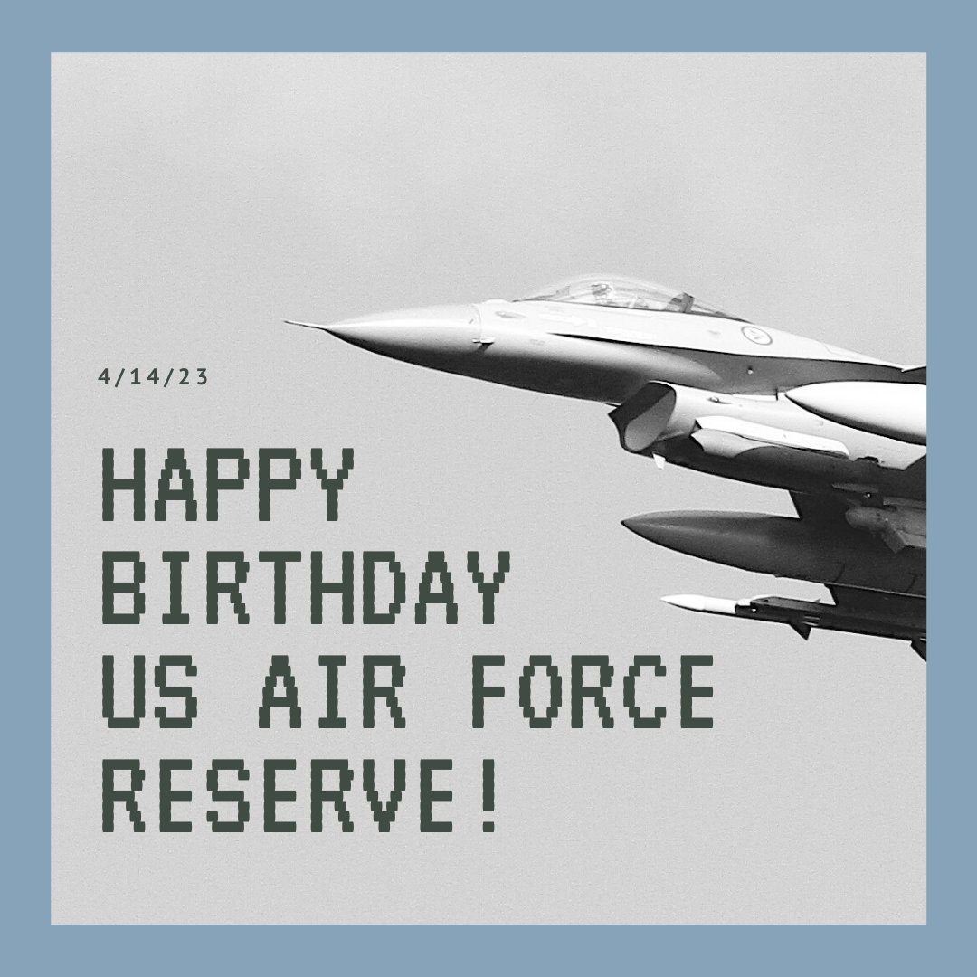 Today we celebrate Air Force Reserves! 🎇