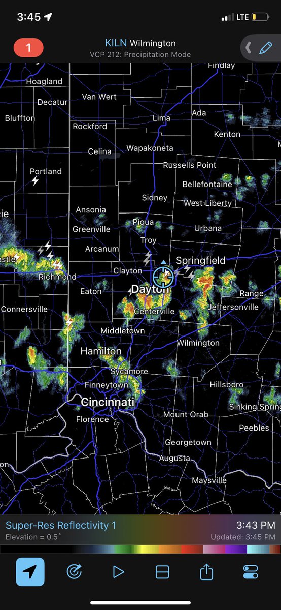 Wasnt expecting to hear thunder today so that was a nice surprise ! #DAYwx #OHwx