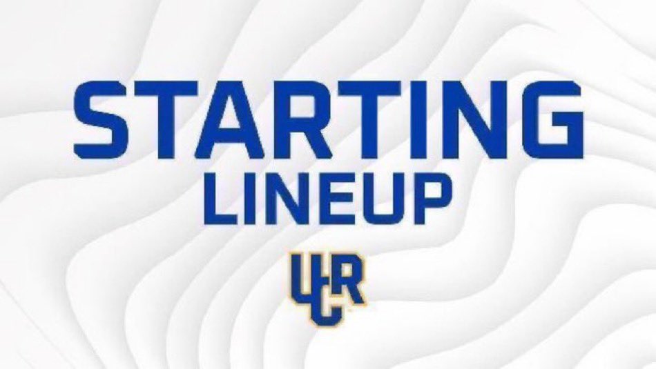 This afternoon’s game one starters against Hawai’i! LF Witt CF Garewal SS Montuya C Alday 3B Cabezas DP Scozzola 2B Nishimura 1B Araki RF Davis P Blanco #GoHighlanders