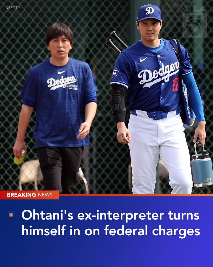 #BREAKING: Ippei Mizuhara, the former interpreter of Los Angeles Dodgers star Shohei Ohtani, turned himself into federal authorities and is expected in court Friday afternoon. trib.al/6QP7AlN
