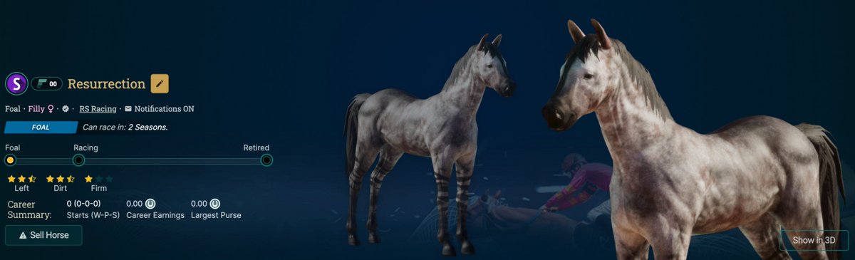 Beautiful rare color 🎨🔥 <a href="/photofinishgame/">Photo Finish™ LIVE 🌹 🐎 Virtual Horse Racing</a>