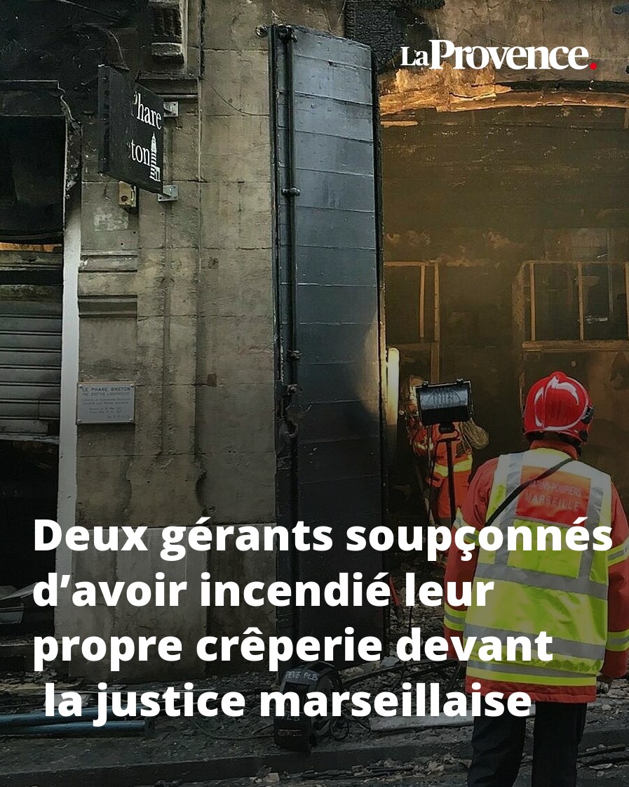 Ils sont suspectés d’avoir tenté une fraude à l’assurance en mettant le feu à leur restaurant 👉 l.laprovence.com/uWPm