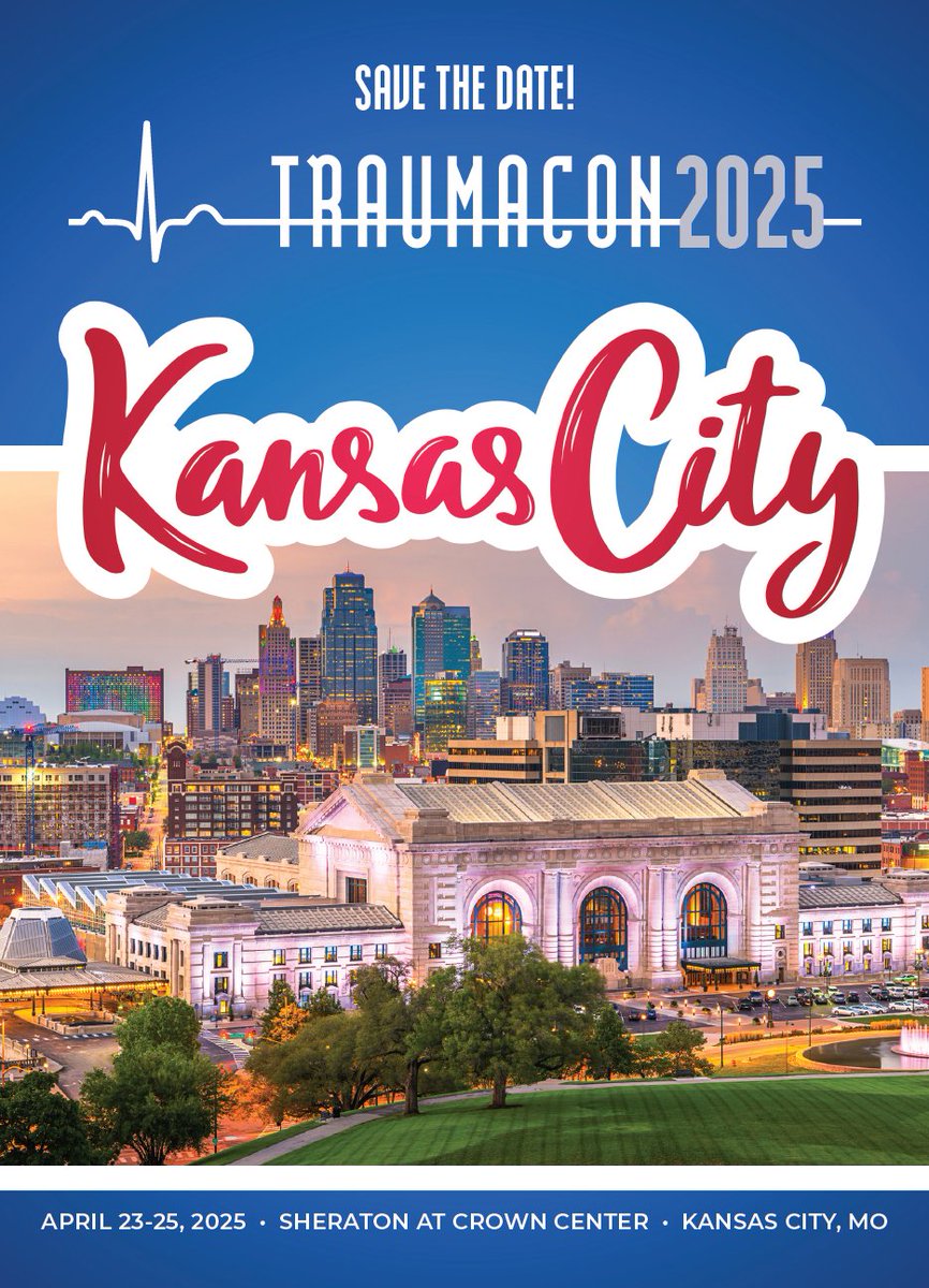 We want to extend our heartfelt thanks to each of you who participated in TraumaCon 2024. Your presence, enthusiasm, and engagement truly made this event a success. Looking forward...Save the Date for TraumaCon 2025, because we're headed to Kansas City, MO.