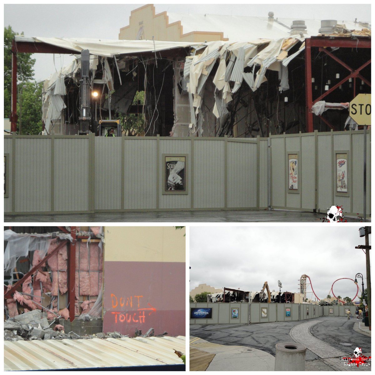 Out with the old…in with the new! 

I came across a folder of images of the demolition of Building 44 at Universal Studios Florida. 

B44 housed ‘Murder, She Wrote’ and ‘Hercules & Xena’ prior to the demolition. ‘Transformers 3D’ now inhabits the location.

B44 was planned for…