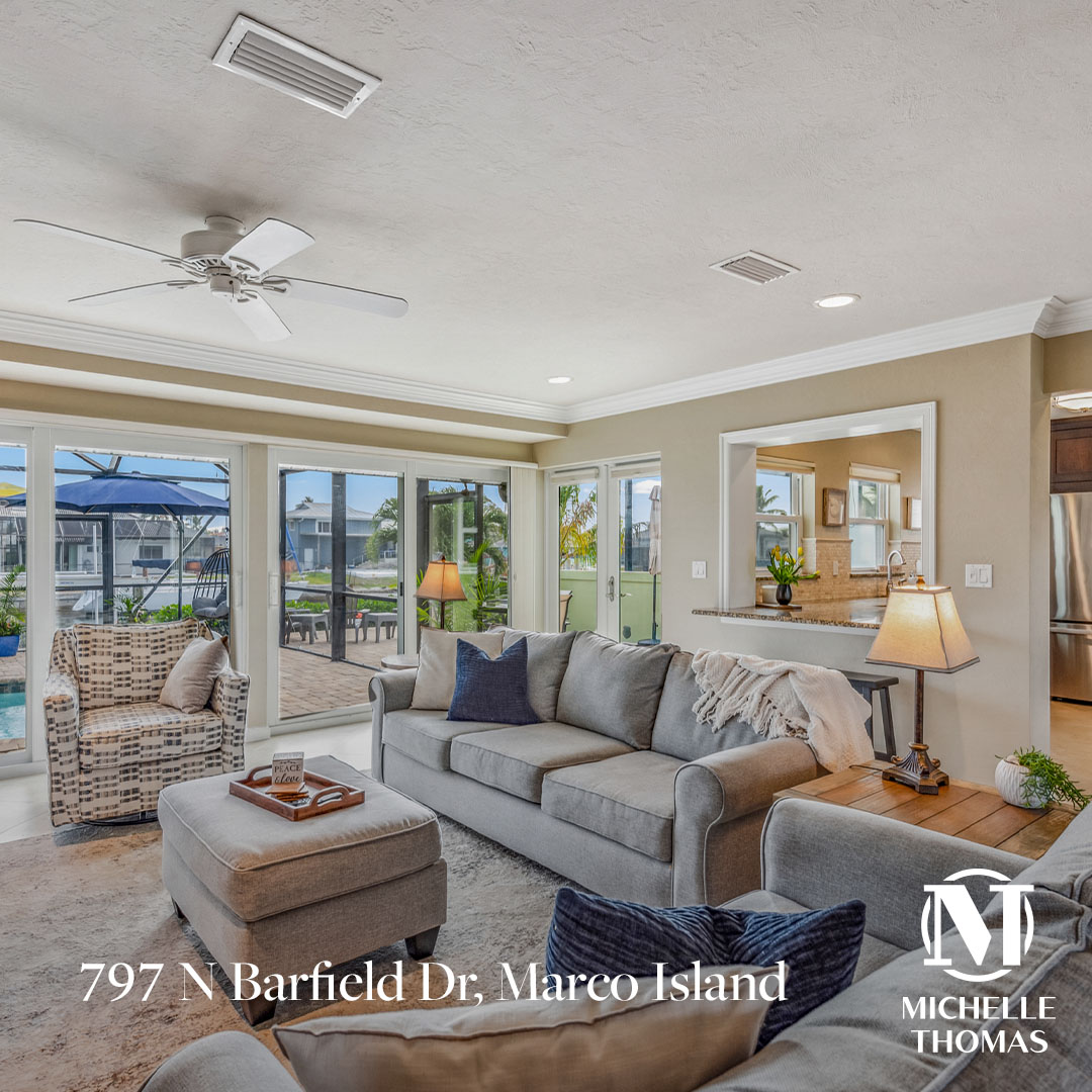 Newly Listed:

797 N Barfield Dr MarcoIslandFL
3 Beds | 2 Baths | 1,378 Sq Ft 
Offered at $1,350,000

Michelle Thomas SWFL Real Estate Agent 
239.788.0856 
michelle@michellethomasteam.com

#michellethomasteam #sothebysrealty #marcoisland