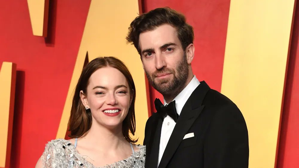 Had never seen Emma Stone with her husband before and they look like Wario and Waluigi for Emily Blunt and Jim Office