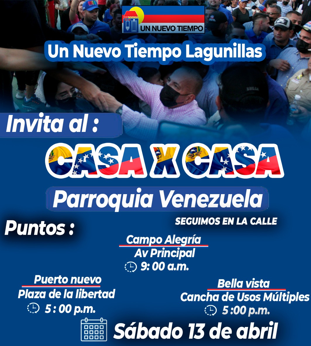 untlags's tweet photo. Seguimos caminando juntos, comprometidos en la lucha por alcanzar una justa Venezuela, este #Sabado13 de abril nos deplegamos en todas nuestras #Parroquias en un #CasaXCasa llevando el mensaje que lo mejor esta por venir.

#SomosDemocraciaSocial 🇻🇪
@partidoUNT 🇻🇪
@somosuntzulia https://t.co/GF113tLYGJ