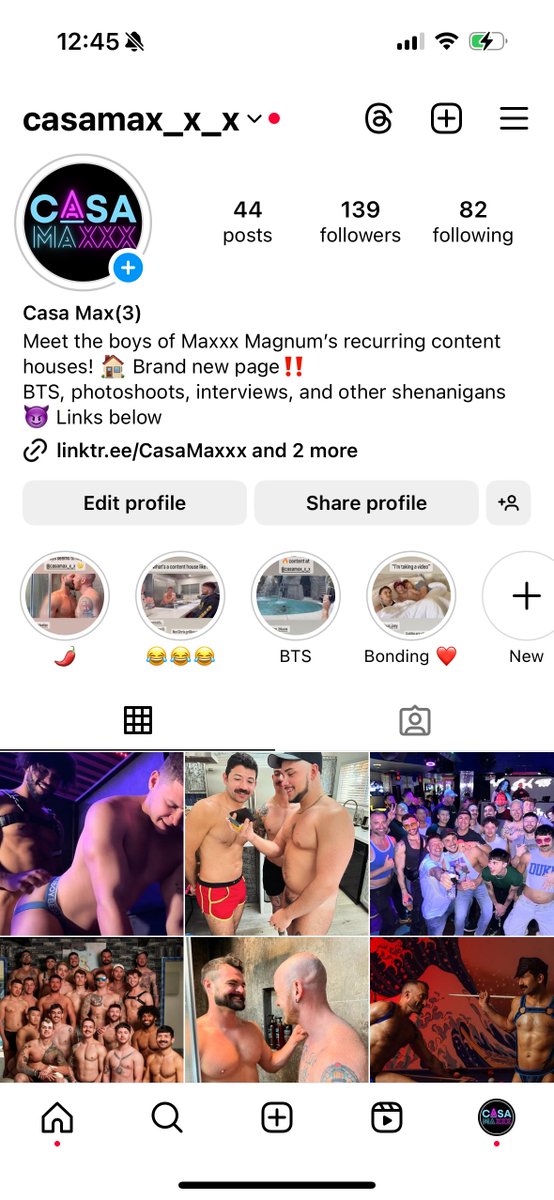 Insta has dropped! 😈 If you want more BTS & shenanigans, this is where you’ll find it! Instagram.com/casamax_x_x