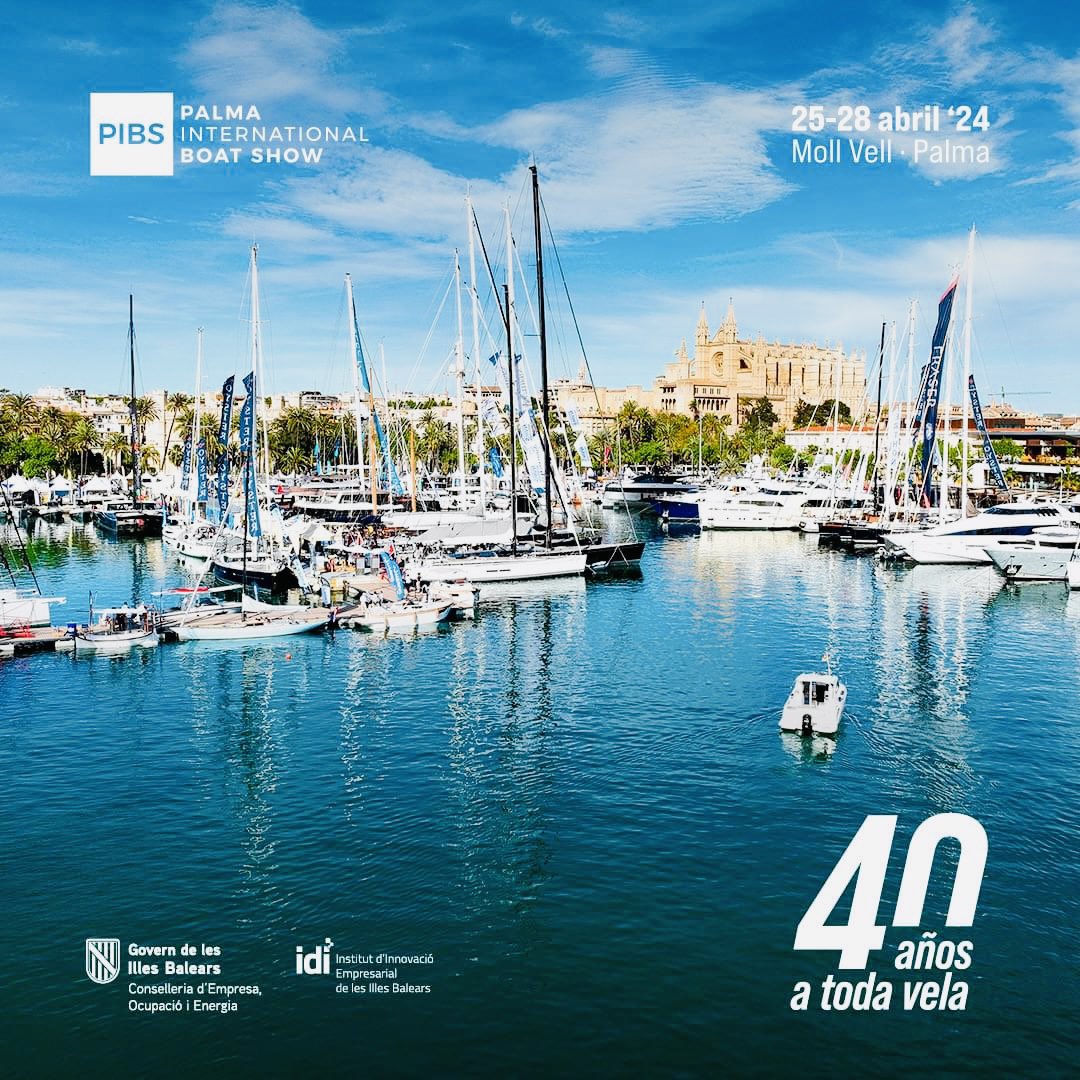 Countdown to a new edition of the #PalmaInternationalBoatShow! And what an edition it is! 😍 We are celebrating our 40th birthday as one of the benchmark nautical events for sea lovers. 🗓️ 25 - 28 April 2024 📍 Moll Vell - Palma #PalmaInternationalBoatShow #pibs40añosatodavela