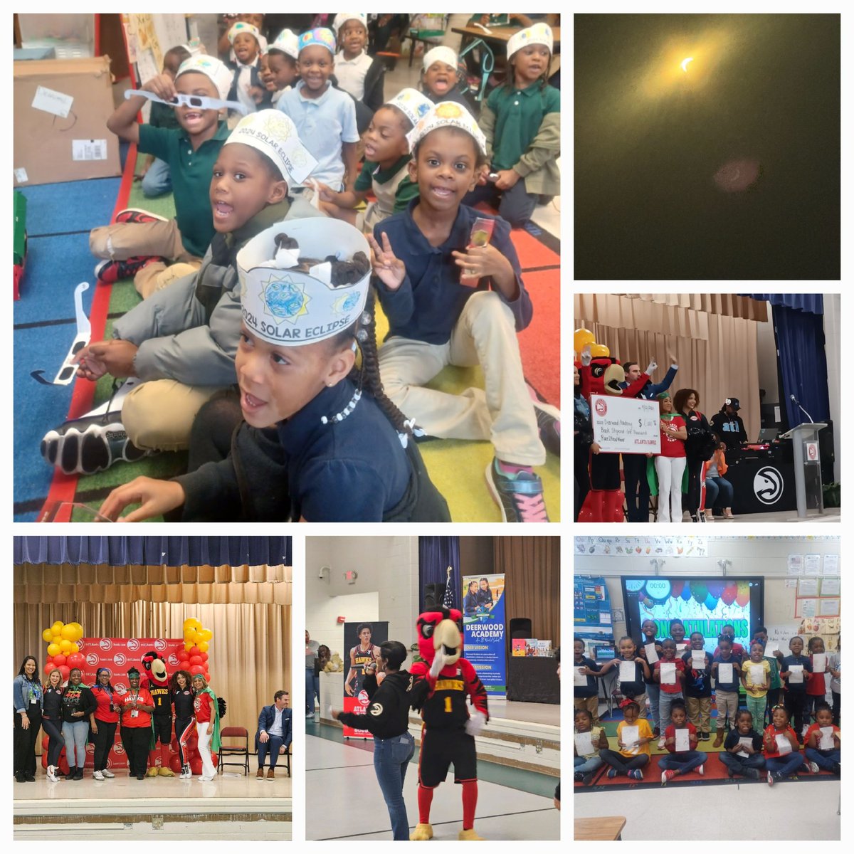 What an exciting week! Coming back from Spring Break 2024! Our Kindergarten Scholars @APSDeerwood explored with the Solar Eclipse, we won 1st Place in the Race2Read Challenge and enjoyed a PepRally with Atlanta Hawks and to close out we had 19/22 Scholars to score 100% Spelling