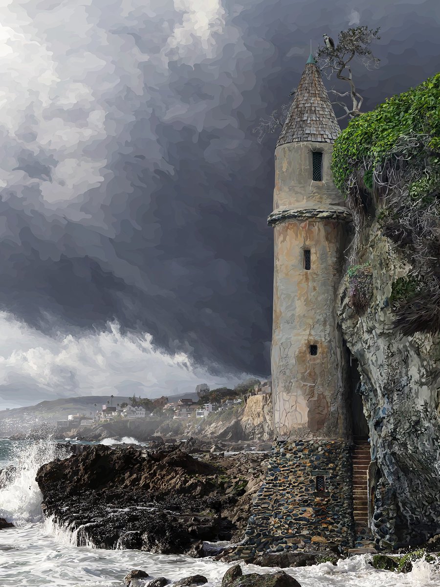 NEW ART REVEAL 🍾 

"PIRATE TOWER" (2024)
hyper vectorrealism ✍️ 37 060 hand-drawn elements

a candid portrait of the mysterious icon of Laguna Beach, CA

deliciously detailed 🫦 👇