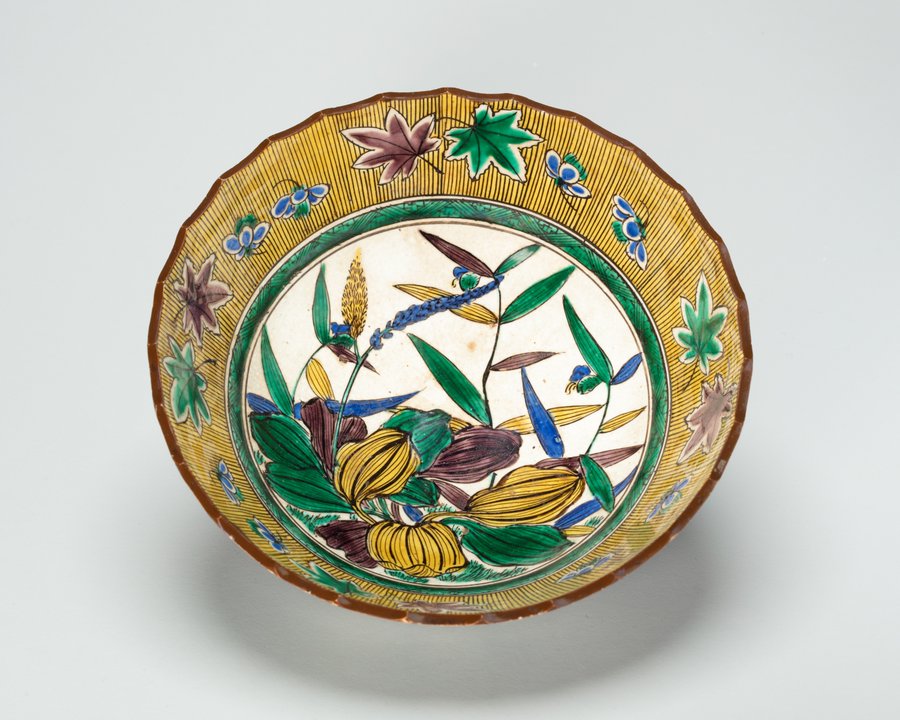 Kutani-Style Sweets Tray, ca. 1825 

 #ceramics