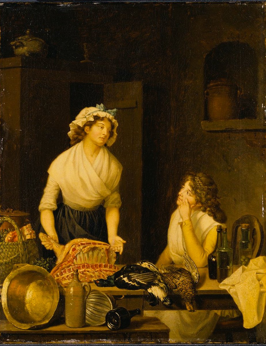 Pehr Hilleström, 1732 – 1816, Swedish artist; Household Chores