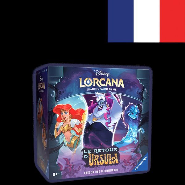 Disney Lorcana ! Le Retour d'Ursula Jeu de Cartes à Collectionner JCC Trove Pack Trésor des Illumineurs dispo sur Amazon à 54,99€ ! ► amzn.to/4aRCOM7 Bons plans du jour ici ► alertetgo.com #Pub