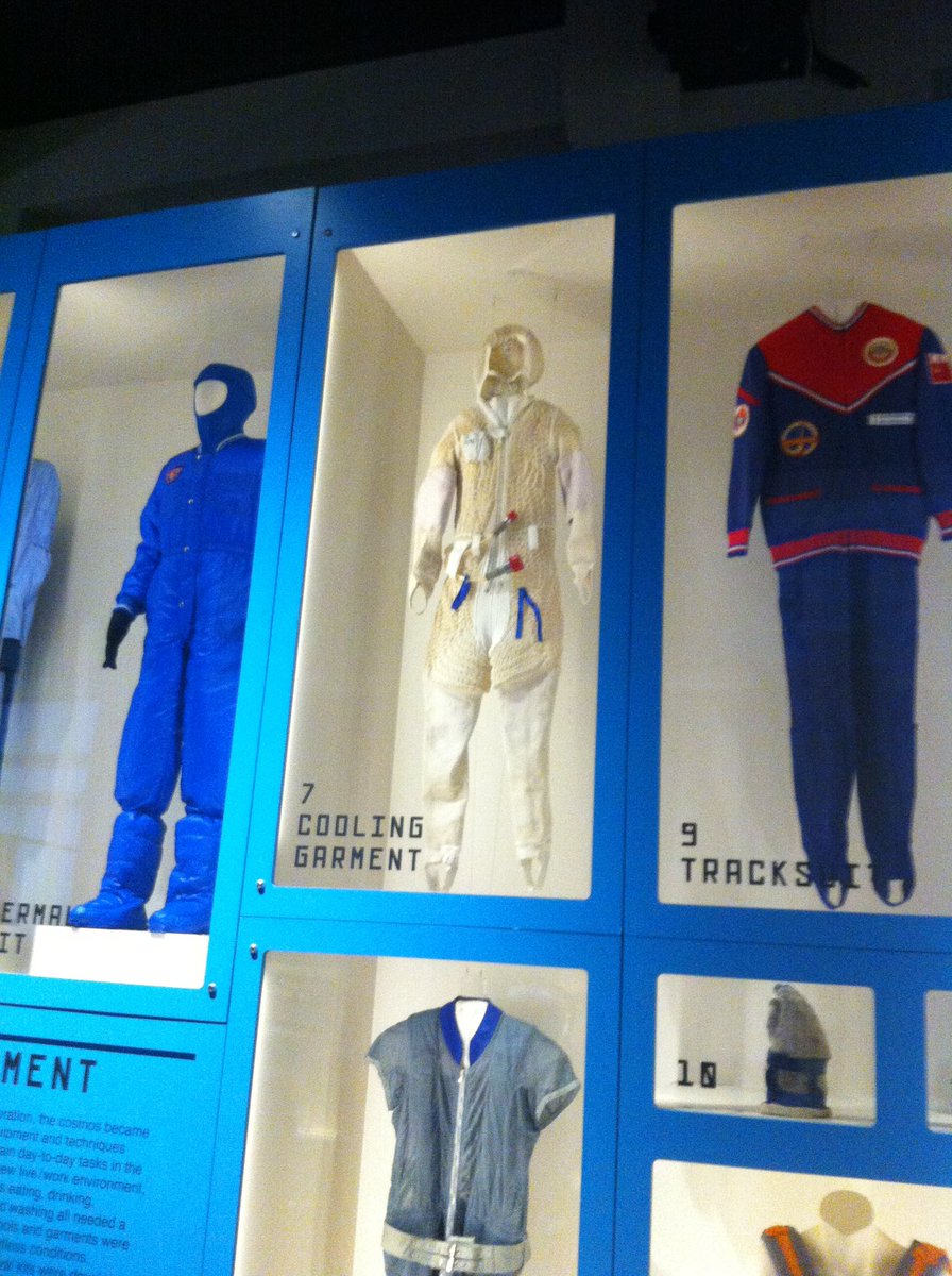 Today, 1961 Yuri Gagarin (USSR) was first human in space aboard Vostok 1 to orbit around Earth. Never forget this white cooling garment I seen at Cosmonauts @sciencemuseum 2015, definitely something I’d rock into space, beautiful with all it’s fine glory #CosmonauticsDay