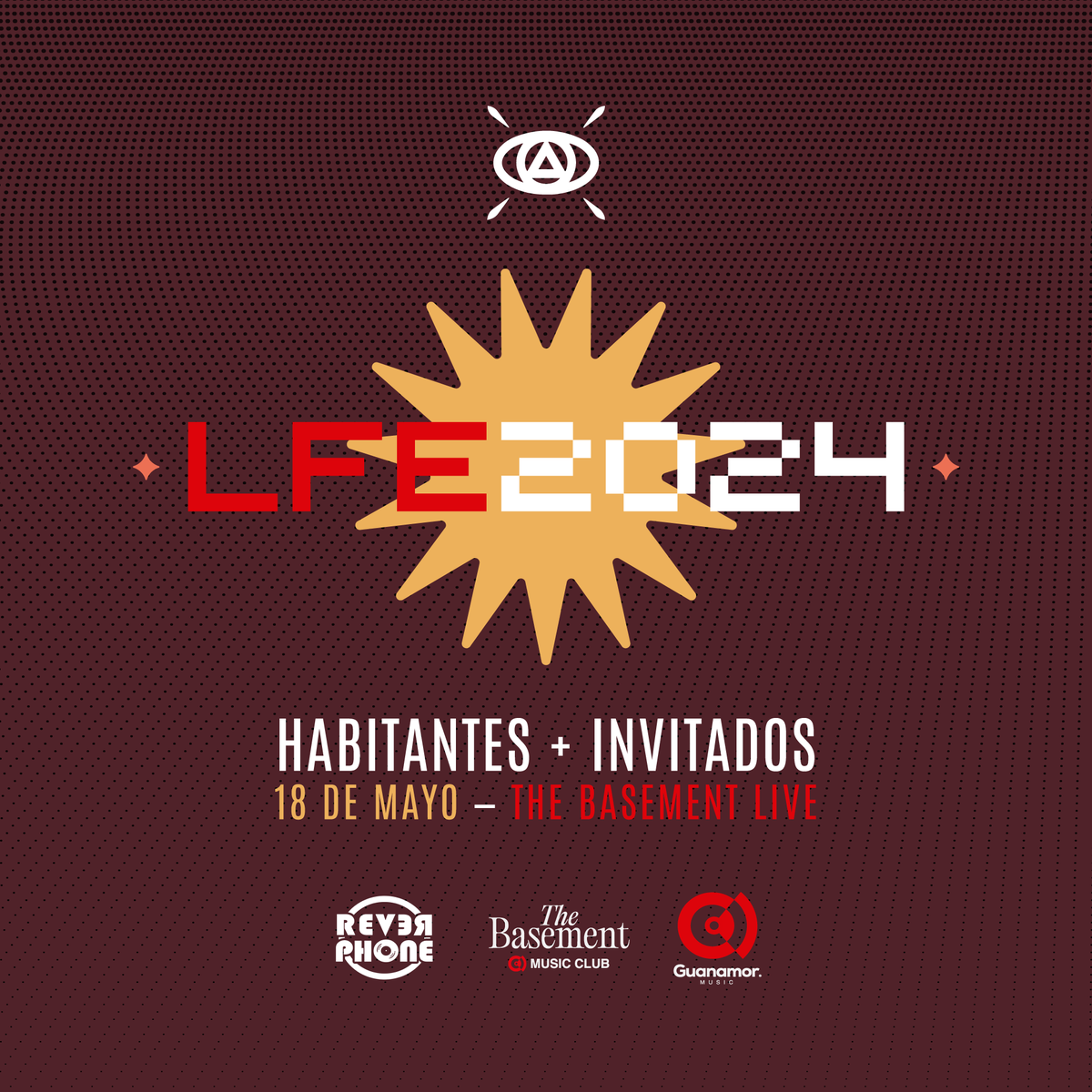 Tenemos una cita este 18 de Mayo en Guadalajara para celebrar #LaFechaEspacial ☄️ la siguiente semana anunciamos el LineUp🔥