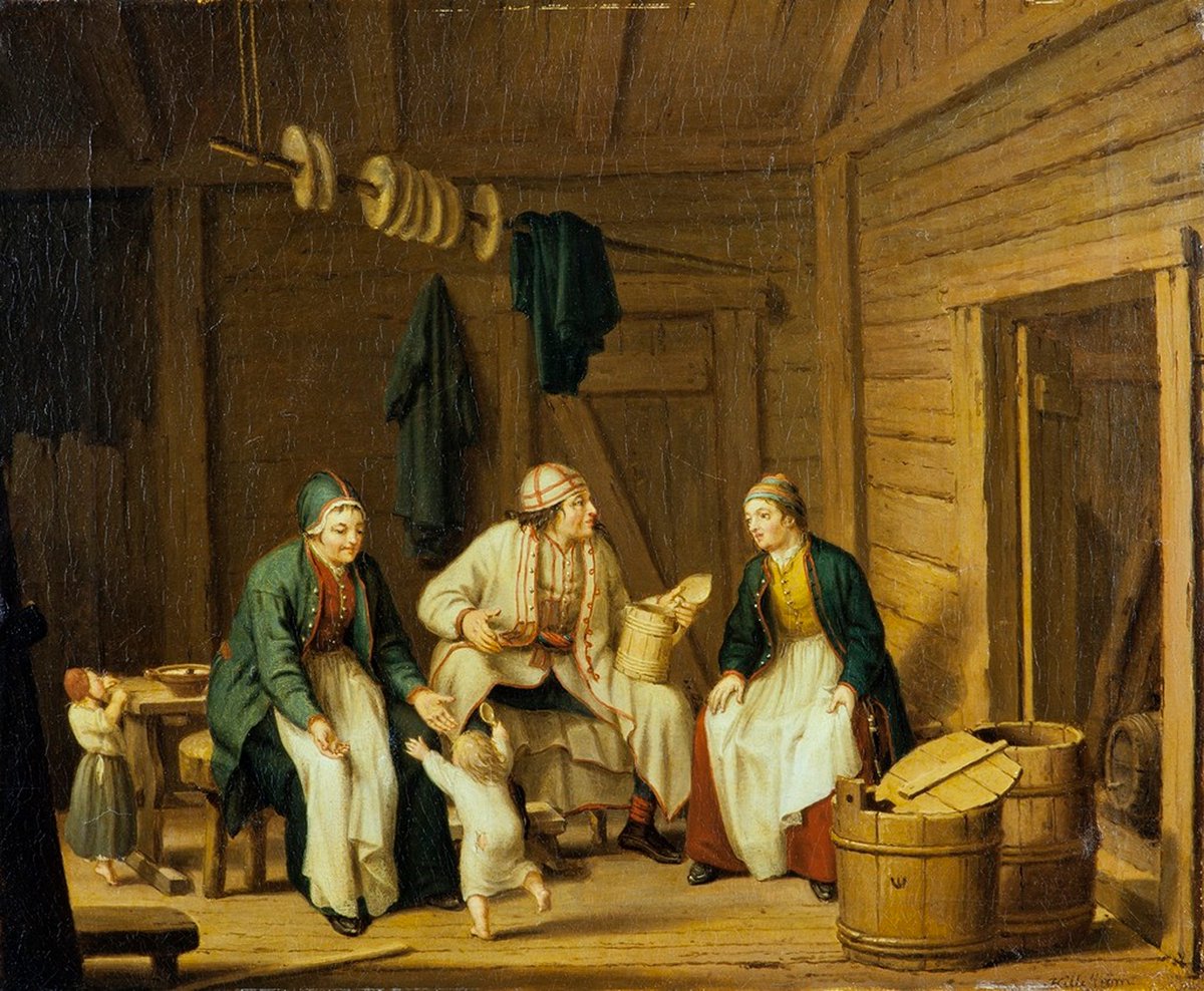 Pehr Hilleström, 1732 – 1816, Swedish artist; Karelian costume