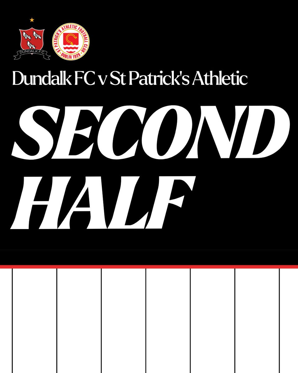 ⚽️ 46' | The second half has started at Oriel Park. Dundalk 0-0 St Pat's