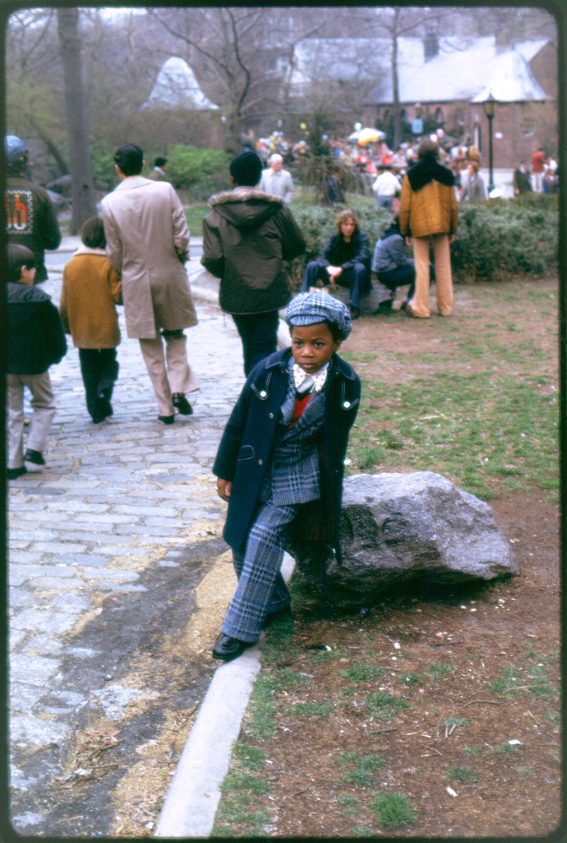 Central Park, NYC 1974 Original Kodachrome my collection. Photographer unknown.