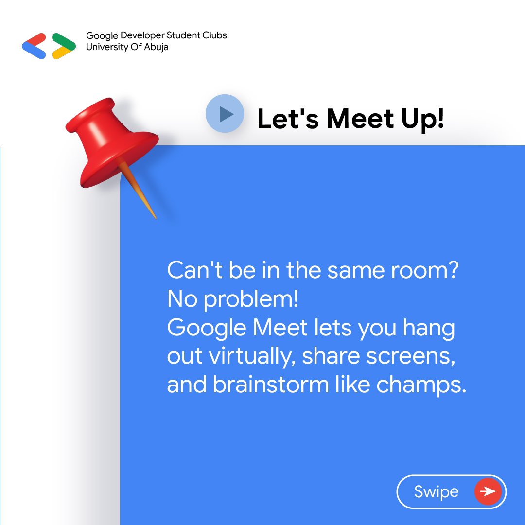 gdsc_uniabuja's tweet image. Say hello to the future of productivity with Google Office. Revolutionize team work!

#GoogleTechnologies
#GoogleWorkspace
#GDSCUNIABUJA
#GDSC