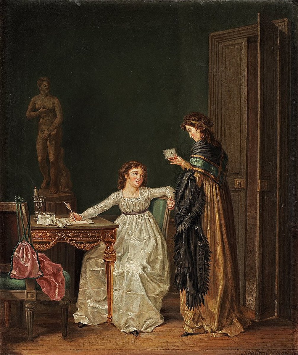 Pehr Hilleström, 1732 – 1816, Swedish artist; The love letter