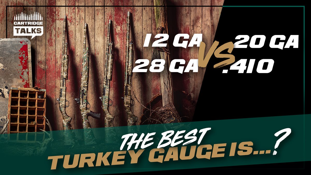 Gauging which turkey gauge is right for you can be daunting. Mark and Ryan put pellets to paper in this dynamic demonstration of turkey gun performance. 12 ga, 20 ga, 28 ga and .410 are put to the test to help you decide what to tote this spring. youtu.be/LsAoar7qdw8