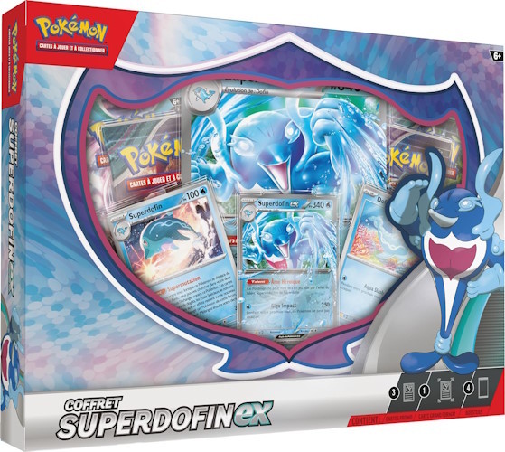 Le coffret Pokémon Superdofin Ex est en préco chez amazon ➡️ amzn.to/49EGFLw Les offres du jour ➡️ hmstr.fr/xTq391 #pub