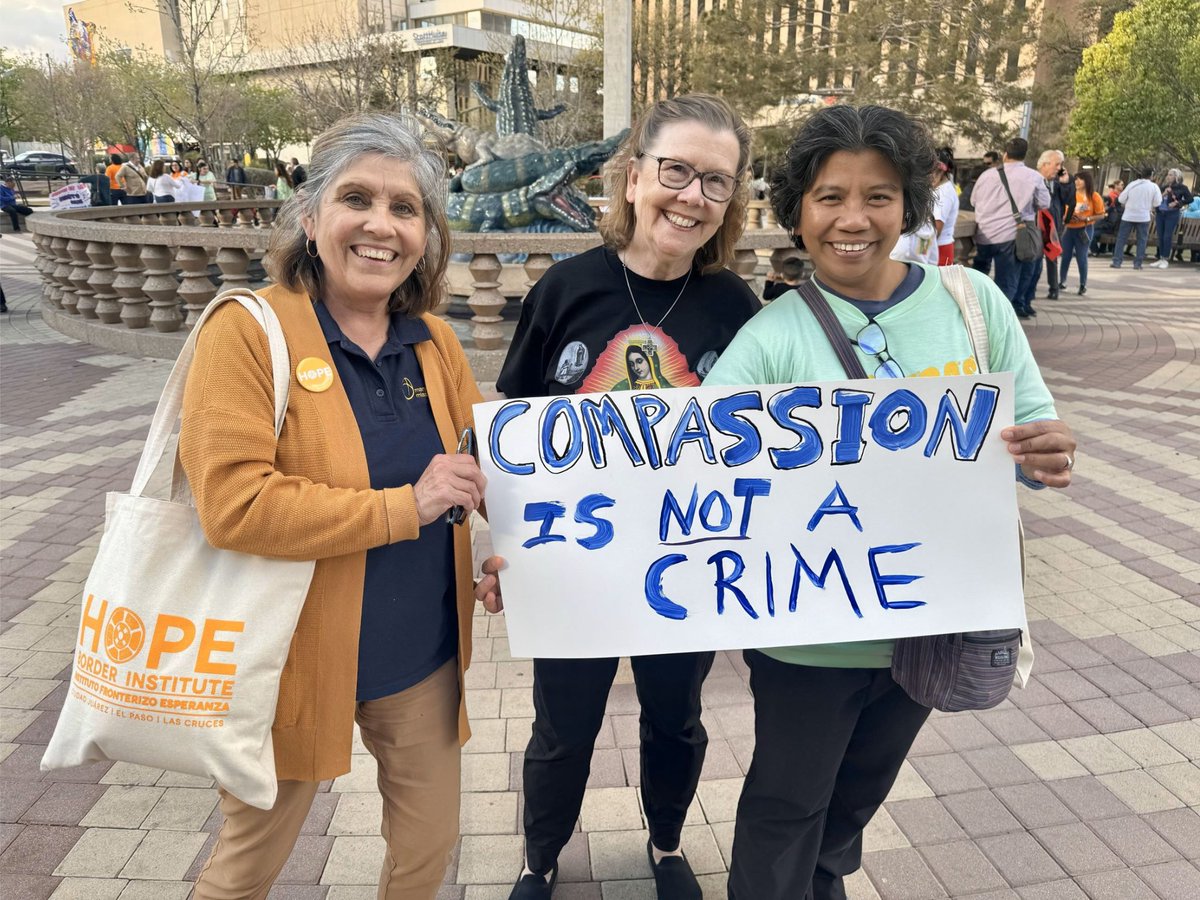 Solidarity with migrants and asylum seekers is at the heart of our faith and mission. Read our reflection on the 'Do Not Be Afraid' March and Vigil, where we proudly joined @elpasodiocese, @HopeBorder, and others to advocate for compassion and justice. 🔗networklobby.org/network-reflec…