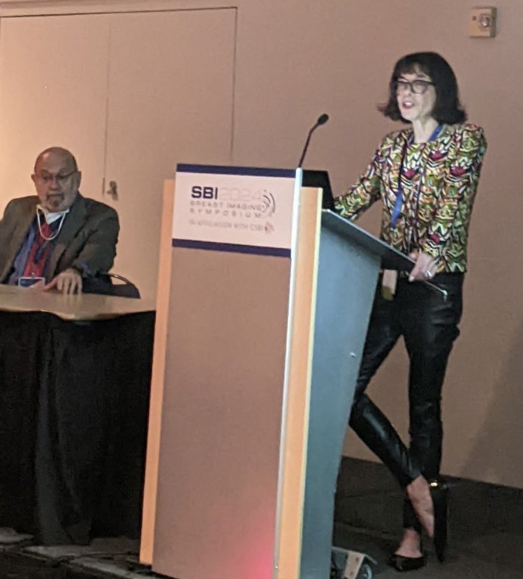 Truly an honour to share the session on Updates on Breast Cancer Screening guidelines with my cherished mentor, friend and colleague, @DrDkopans #SBI2024