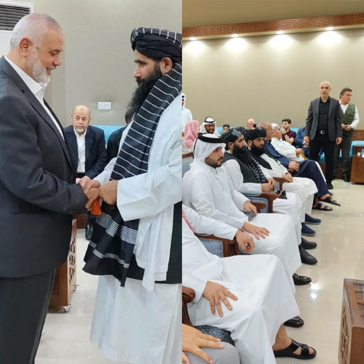 İsmail Haniye’nin aile üyelerinin cenaze töreninde üst düzey Taliban yetkilileri katıldı