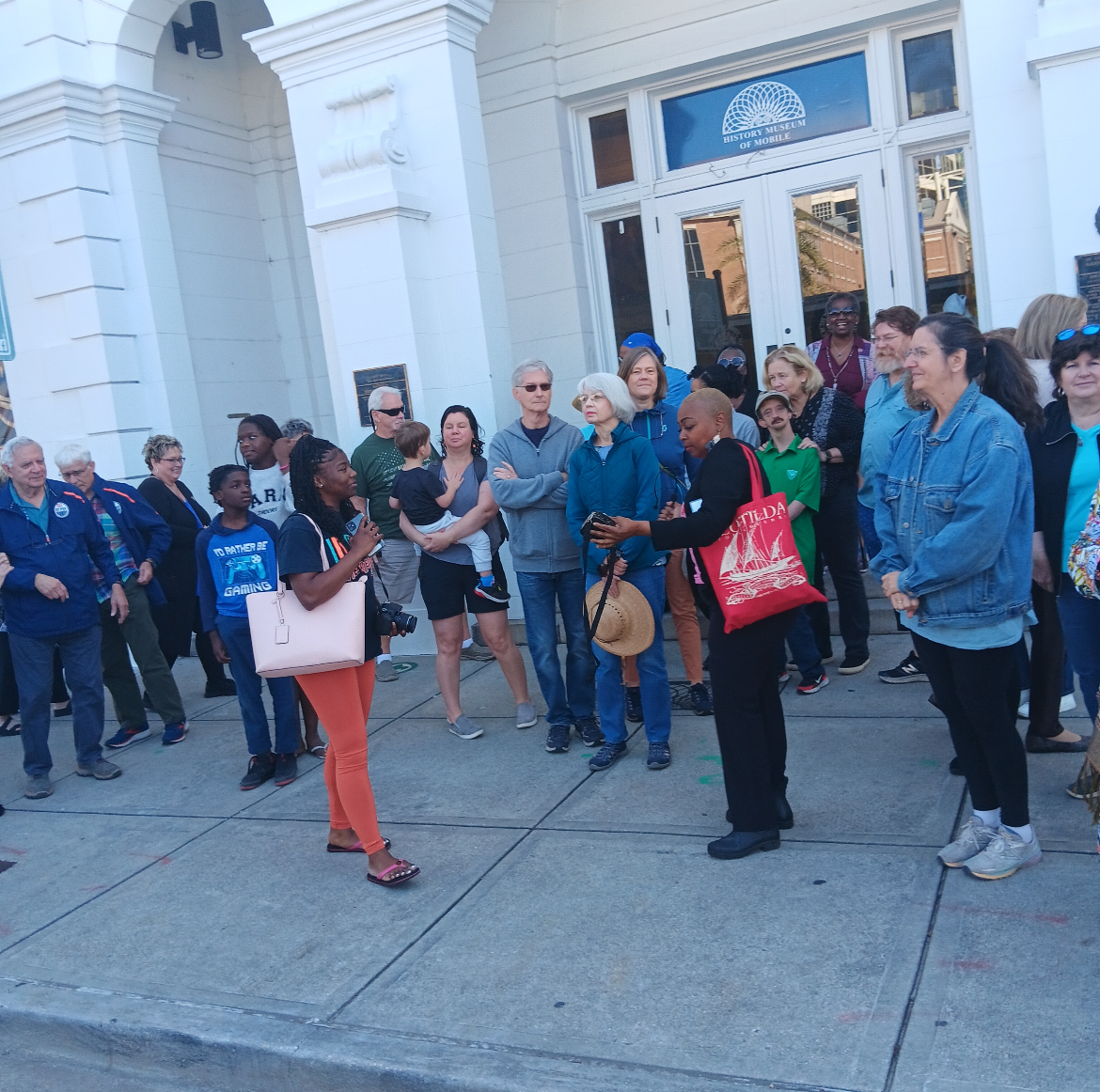 April Walking Tours are in motion! Last week, Africatown Experience Givers led our first tour. Tomorrow, join @mobparksandrec for our second walking tour, “An Introduction to Brookley by the Bay.”