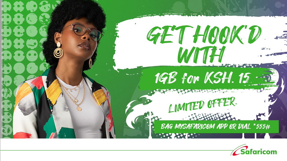 nyash_jones's tweet photo. My pips the HOOK'd offers from @SafaricomPLC
Imagine getting 1gb.., hio yote for just 15bob!!
Dont MISS OUT on this, harakisha to Dial *555# &amp; #GetHookd
You're guaranteed to get the most affordable bundles for YouTube, TikTok &amp; all your browsing needs https://t.co/Q1iznSb7WZ