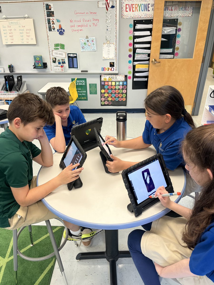 5th grade students are creating their Logos for their products. We are putting on our own version of Shark Tank called Lion’s Cage #EveryoneCanCreate