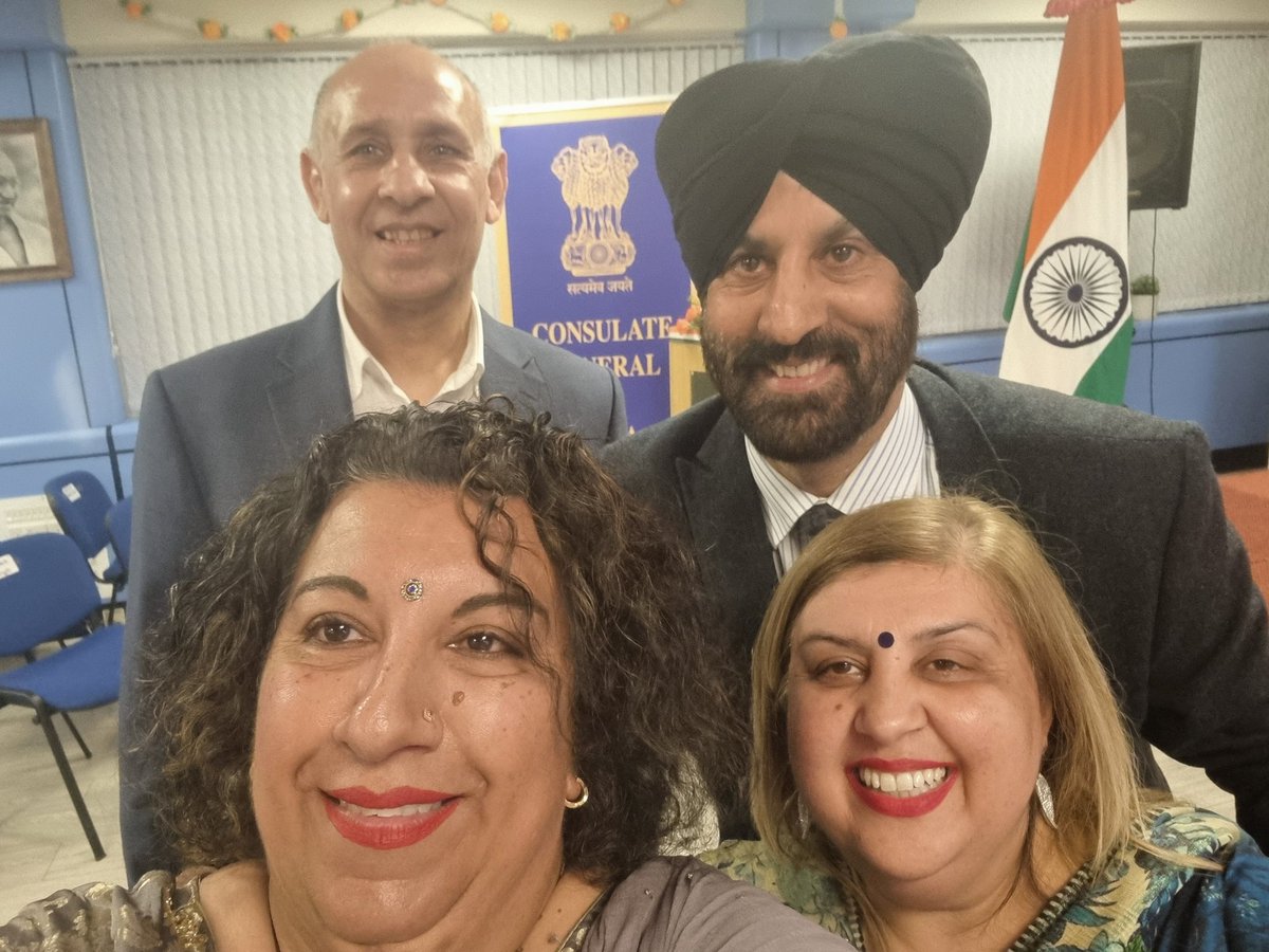 Privileged invite to celebrate Vaisakhi at Consulate General of India, Birmingham with distinguished guests Singer. Malkit Singh, Dholi Gurcharan Mall & Anita Bhalla with Lord Mayor of Birmingham Cllr Chaman Lall, Deputy Lieutenant's Ninder Singh Johal DL & Gurpreet Bhatia DL.