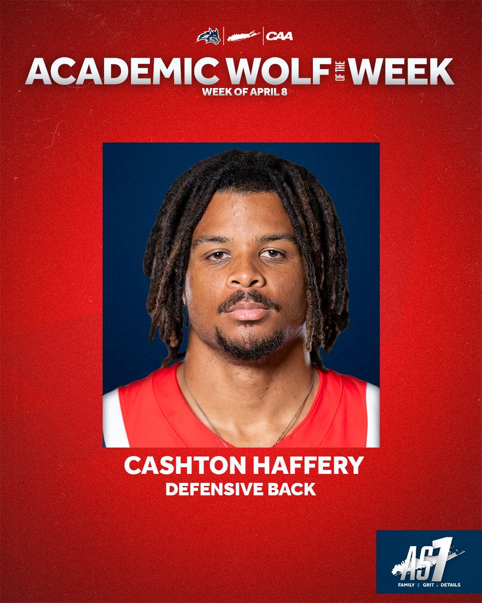 Congrats to Cashton for earning this week's Academic Wolf of the Week! 📚 🌊🐺 x #As1