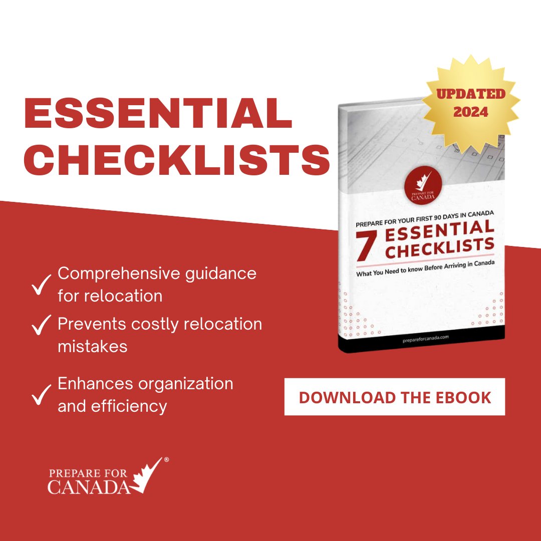 Prepare4Canada's tweet photo. Moving to Canada in the Next 90 Days? Download our FREE guide to ensure you have the essential documents to enter Canada, settle, and find a job.
https://t.co/OFiZVKwwOL
#MoveToCanada #CanadianRelocation #NewToCanada #PrepareForCanada #SettleInCanada #CanadaGuide https://t.co/E9eMkUuvjn