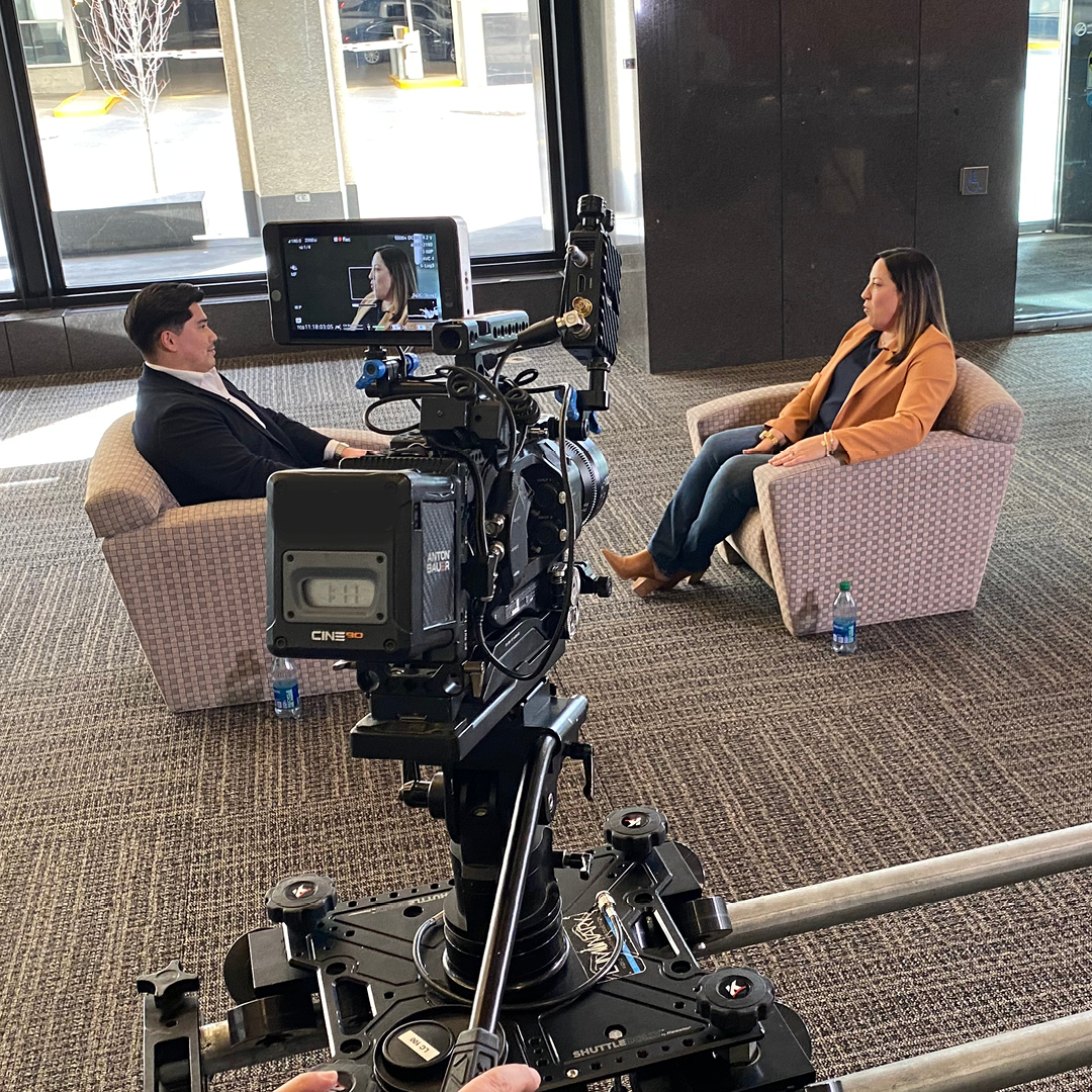 EMCInsurance's tweet photo. Lights, camera, action ๐ฌ Our team members are opening up about what keeping insurance human means to them. Don't miss the premiere right here next week! #EMCInsurance #Keepinginsurancehuman https://t.co/1w40vVgMhp
